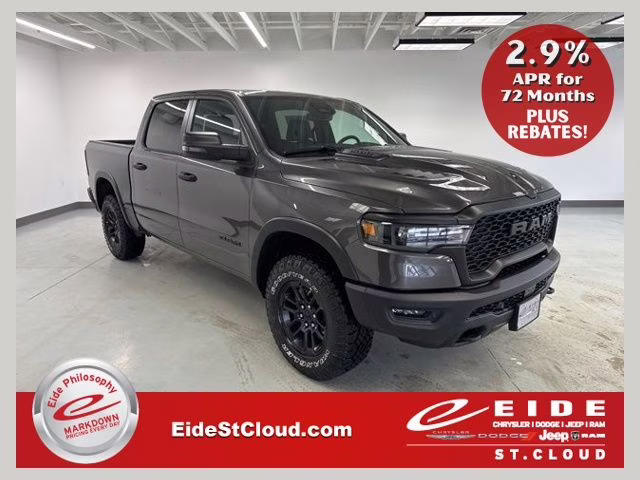 2026 Granite Crystal Metallic Clearcoat Ram 1500 Rebel 4X4 Truck