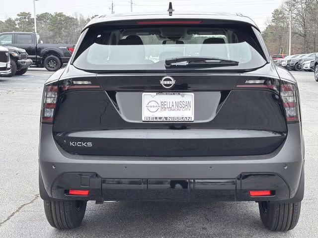 2026 Super Black Nissan Kicks S FWD SUV
