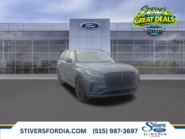 2026 Whisper Blue Metallic Clearcoat Lincoln Aviator Reserve AWD SUV