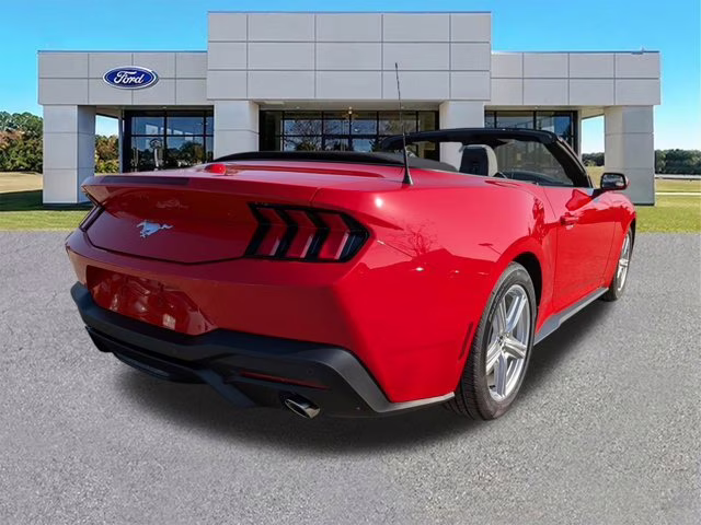 2026 Race Red Ford Mustang EcoBoost RWD Convertible