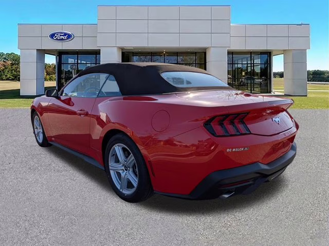 2026 Race Red Ford Mustang EcoBoost RWD Convertible