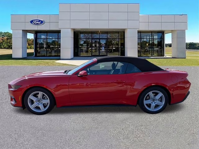 2026 Race Red Ford Mustang EcoBoost RWD Convertible