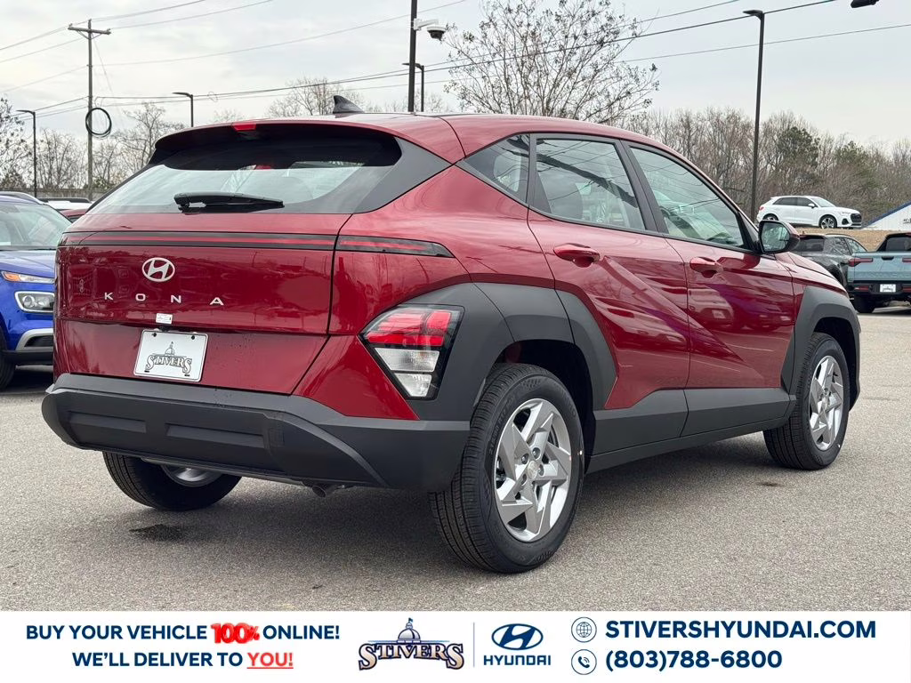 2026 Ultimate Red Metallic Hyundai Kona SE FWD SUV