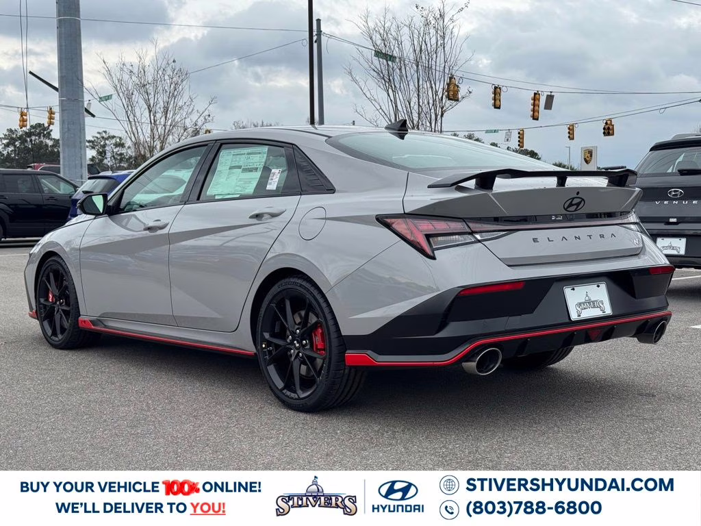 2026 Cyber Gray Hyundai Elantra N Base FWD Sedan