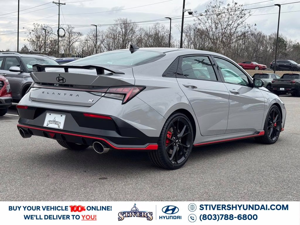 2026 Cyber Gray Hyundai Elantra N Base FWD Sedan