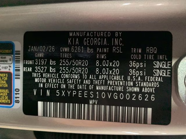 2027 Ivory Silver Kia Telluride S AWD SUV