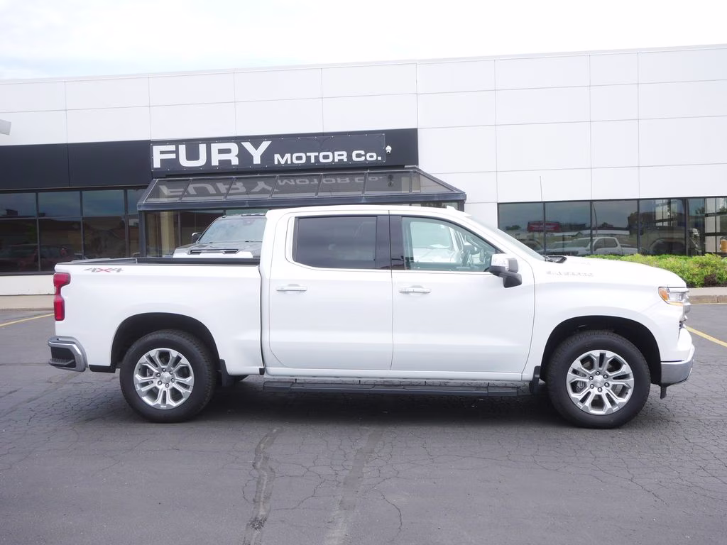 2025 White Chevrolet Silverado 1500 LTZ w/ LTZ Plus Pckg 4X4 Truck