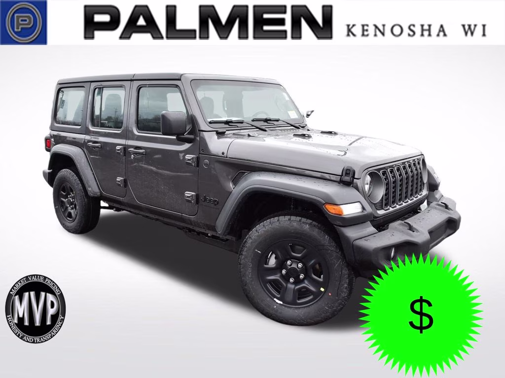 2026 Granite Crystal Metallic Clearcoat Jeep Wrangler Sport 4X4 SUV