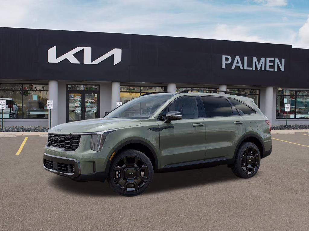 2026 Jungle Green Kia Sorento X-Line EX AWD SUV
