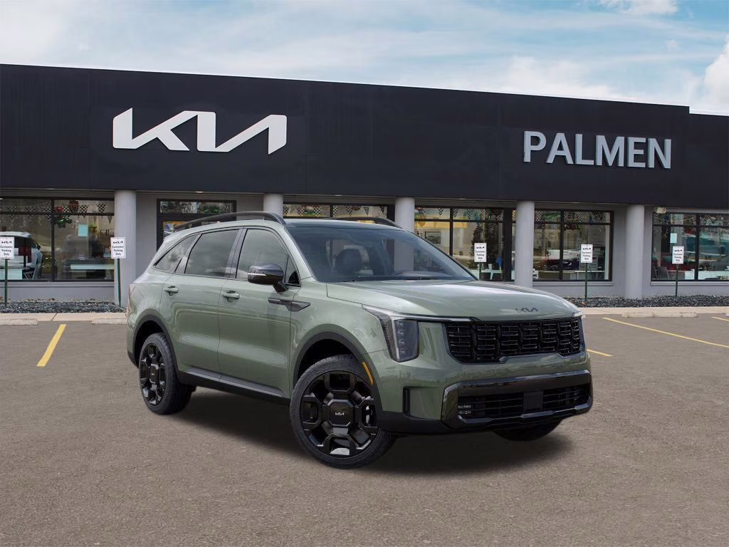 2026 Jungle Green Kia Sorento X-Line EX AWD SUV