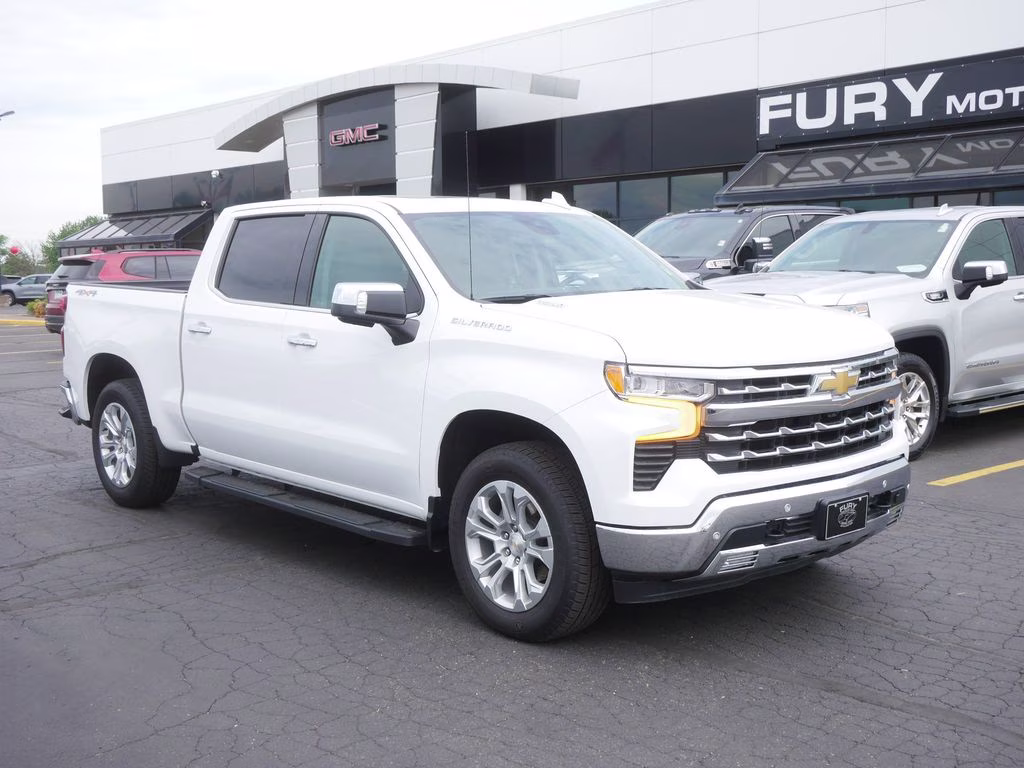 2025 White Chevrolet Silverado 1500 LTZ 4X4 Truck