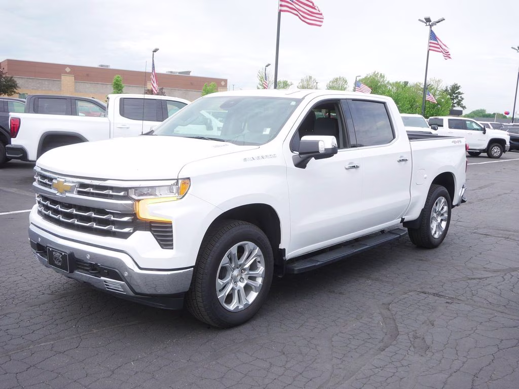 2025 White Chevrolet Silverado 1500 LTZ 4X4 Truck