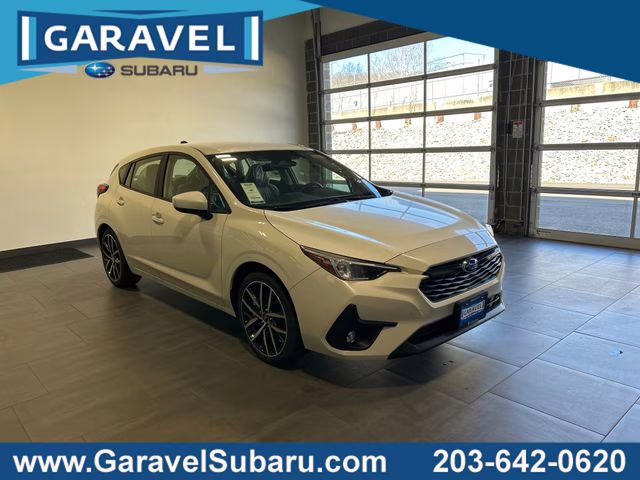 2026 Crystal White Pearl Subaru Impreza Sport AWD Hatchback