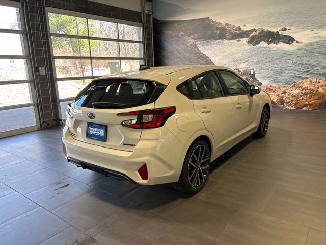 2026 Crystal White Pearl Subaru Impreza Sport AWD Hatchback