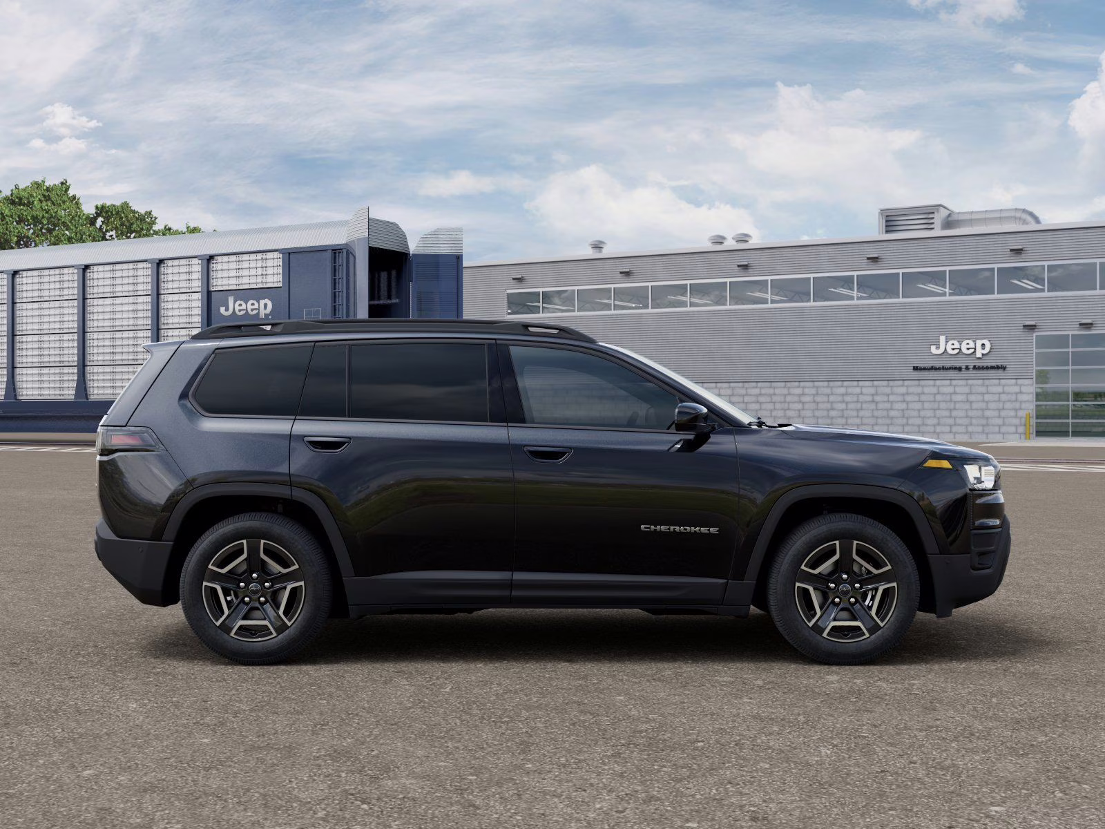 2026 Diamond Black Crystal Pearlcoat Jeep Cherokee Laredo 4X4 SUV