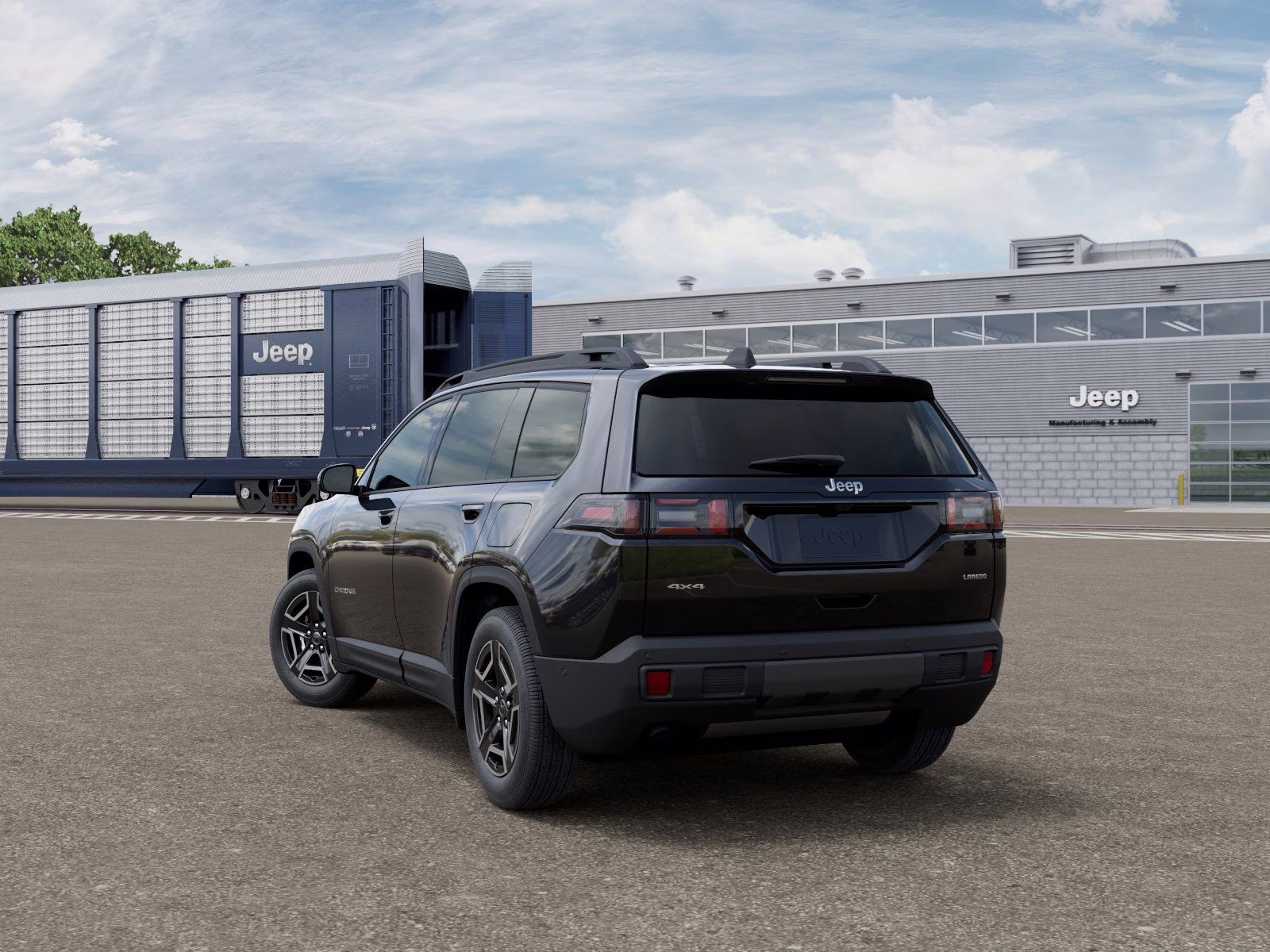 2026 Diamond Black Crystal Pearlcoat Jeep Cherokee Laredo 4X4 SUV