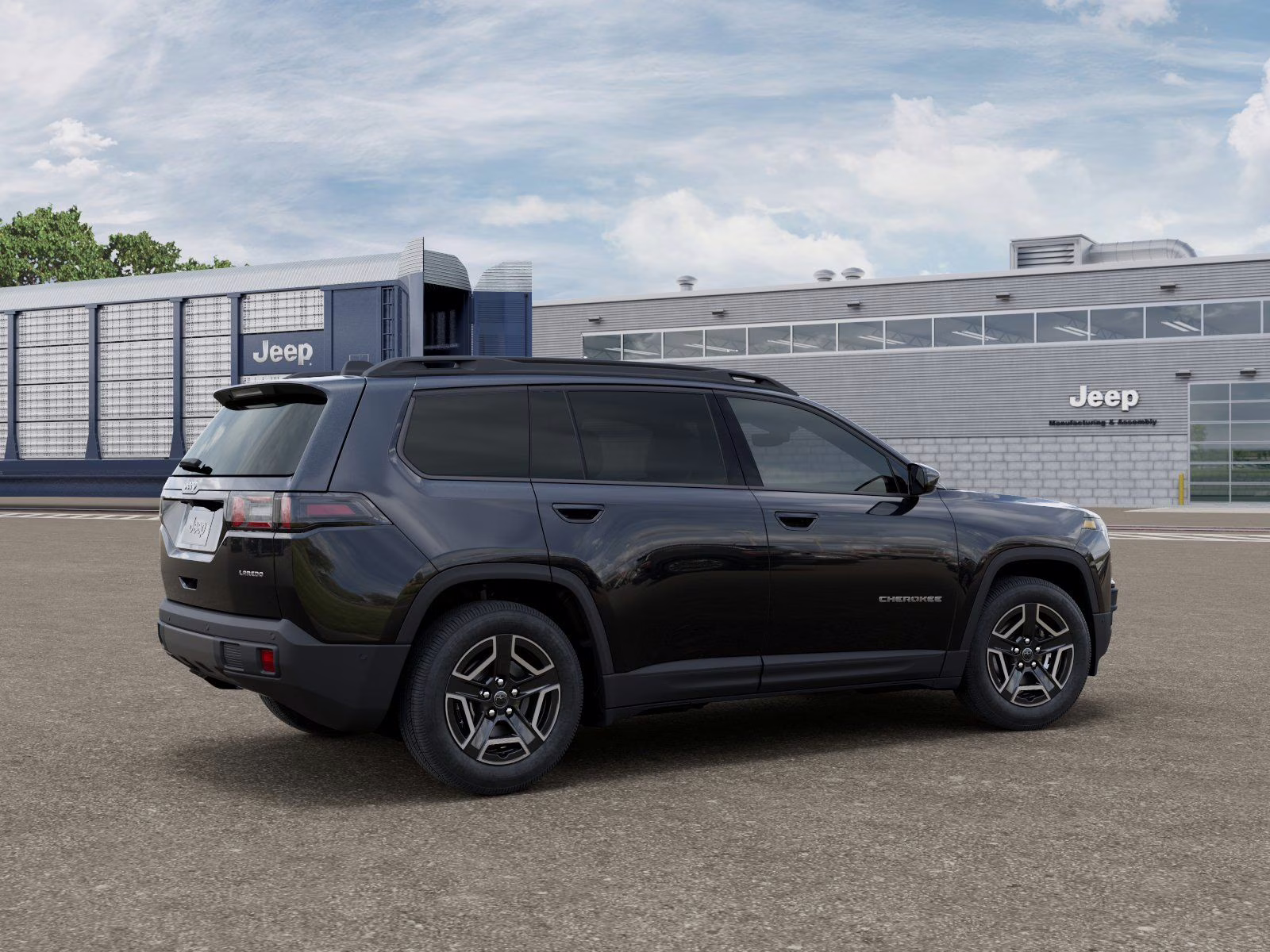 2026 Diamond Black Crystal Pearlcoat Jeep Cherokee Laredo 4X4 SUV