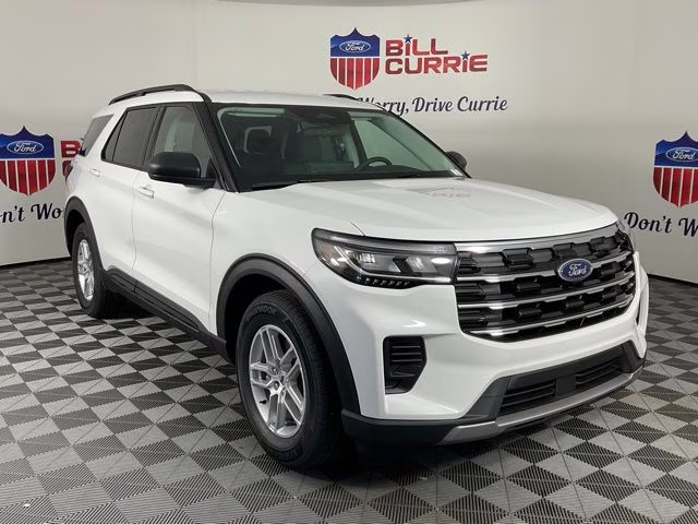 2026 White Metallic Ford Explorer Active RWD SUV