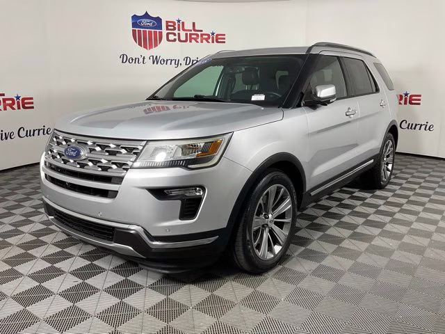2018 Ingot Silver Ford Explorer Limited FWD SUV