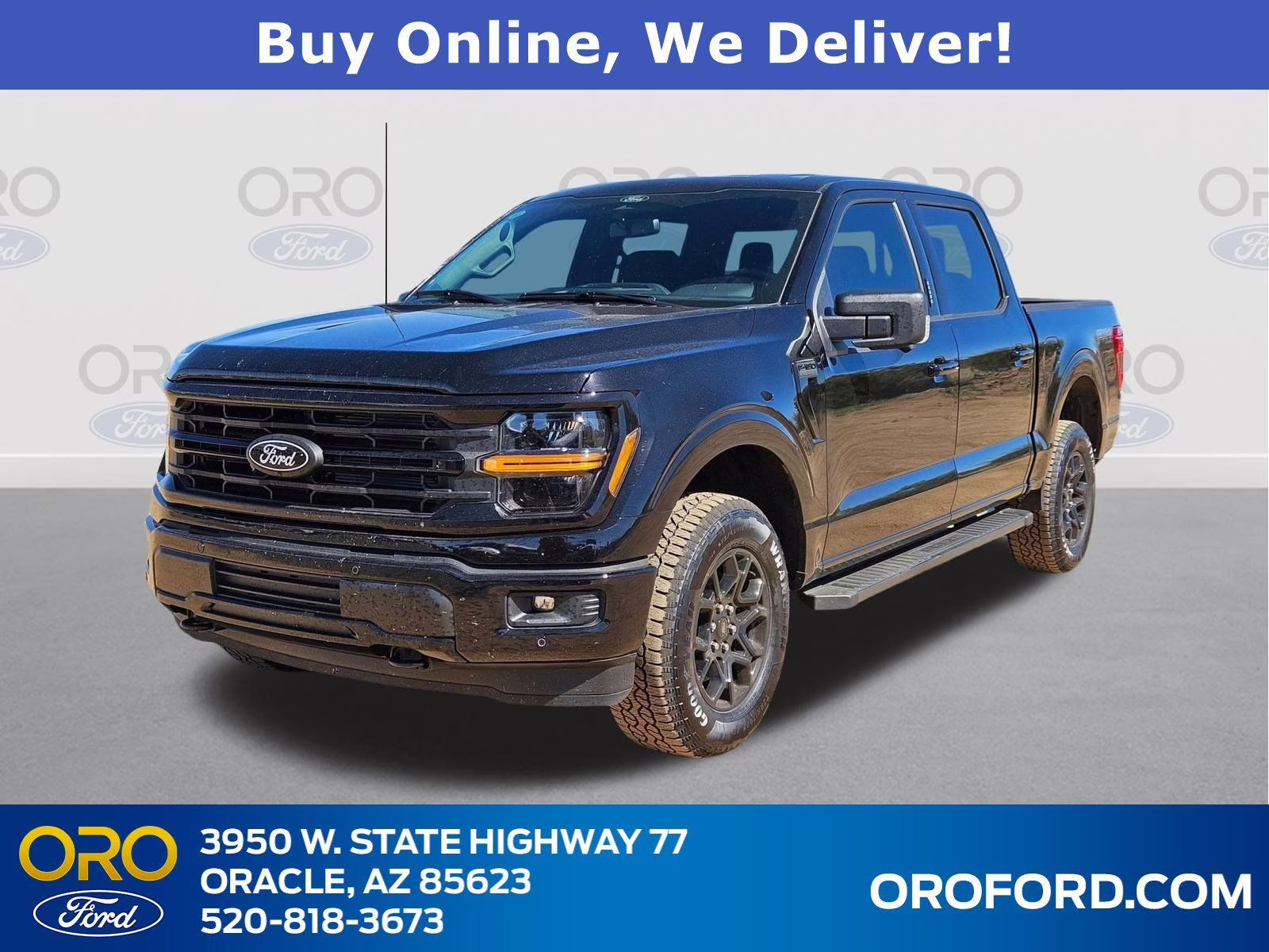 2026 Black Metallic Ford F-150 XLT 4X4 Truck