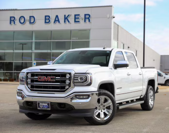 2018 Summit White GMC Sierra 1500 SLT 4X4 Truck