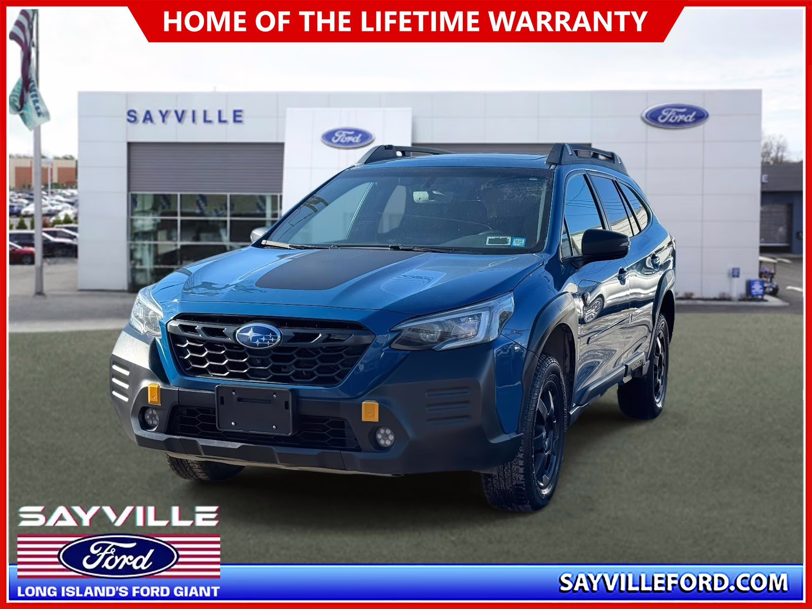 2022 Blue Subaru Outback Wilderness CVT AWD SUV