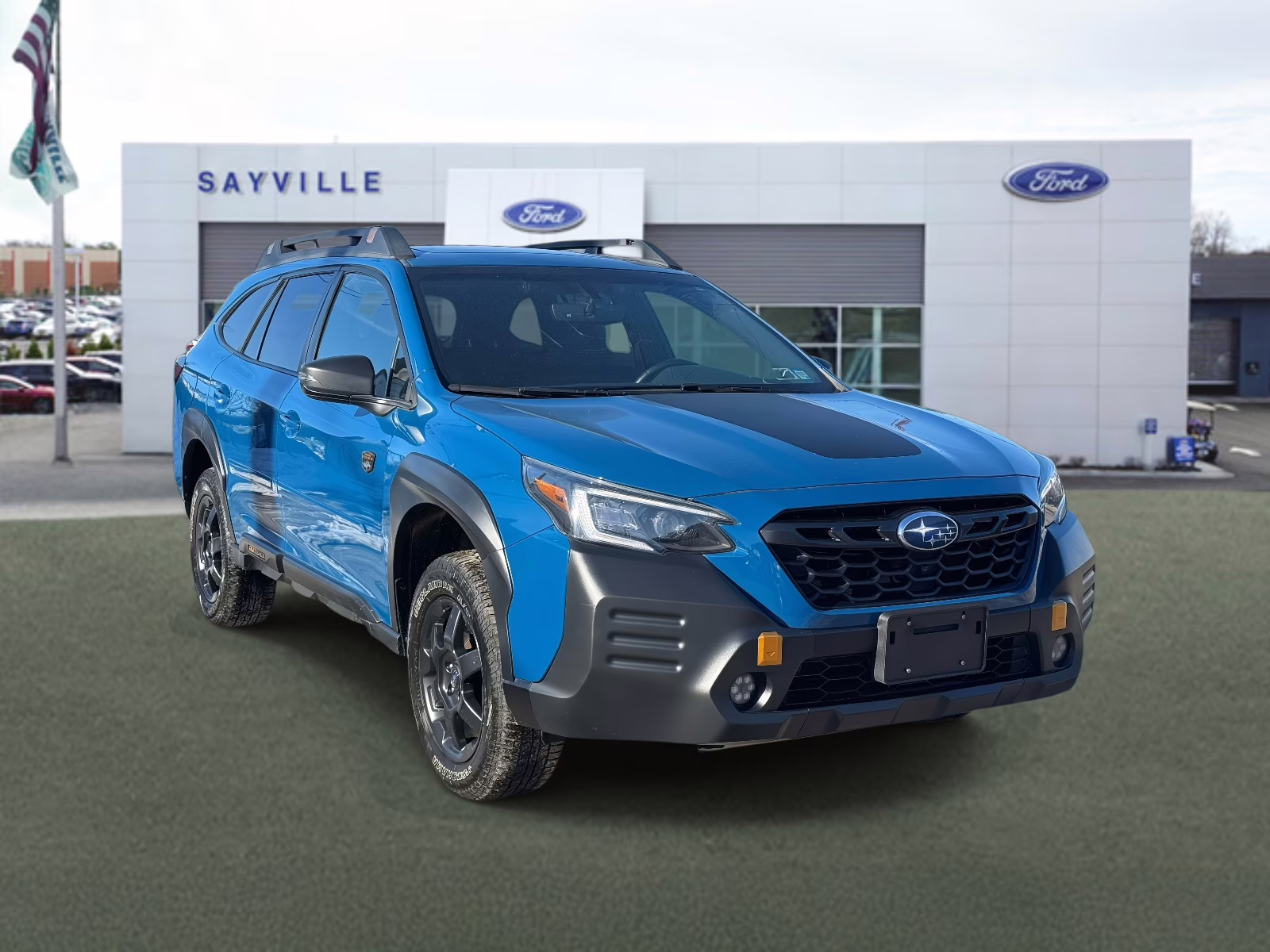 2022 Blue Subaru Outback Wilderness CVT AWD SUV