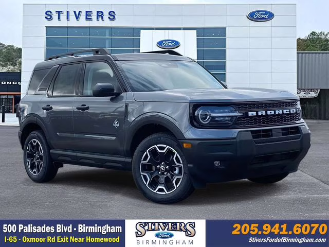 2026 Gray Metallic Ford Bronco Sport Outer Banks 4X4 SUV