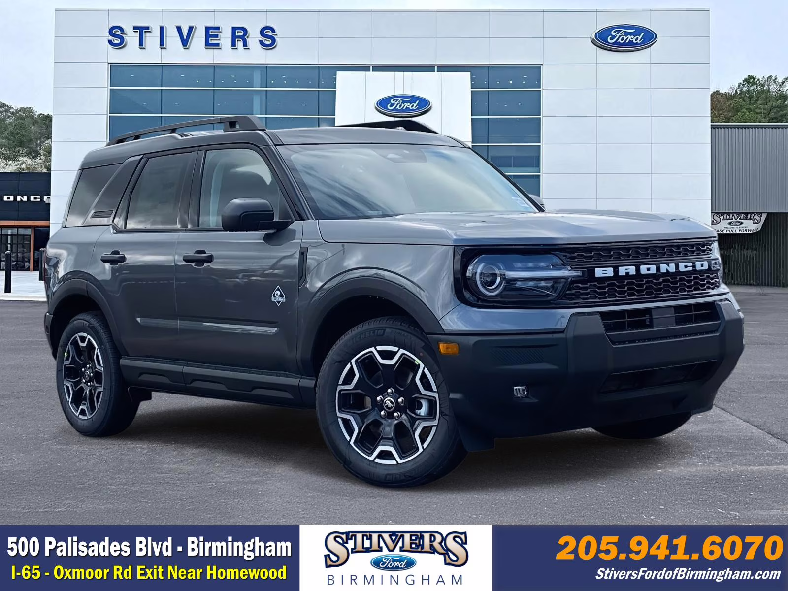 2026 Gray Metallic Ford Bronco Sport Outer Banks 4X4 SUV