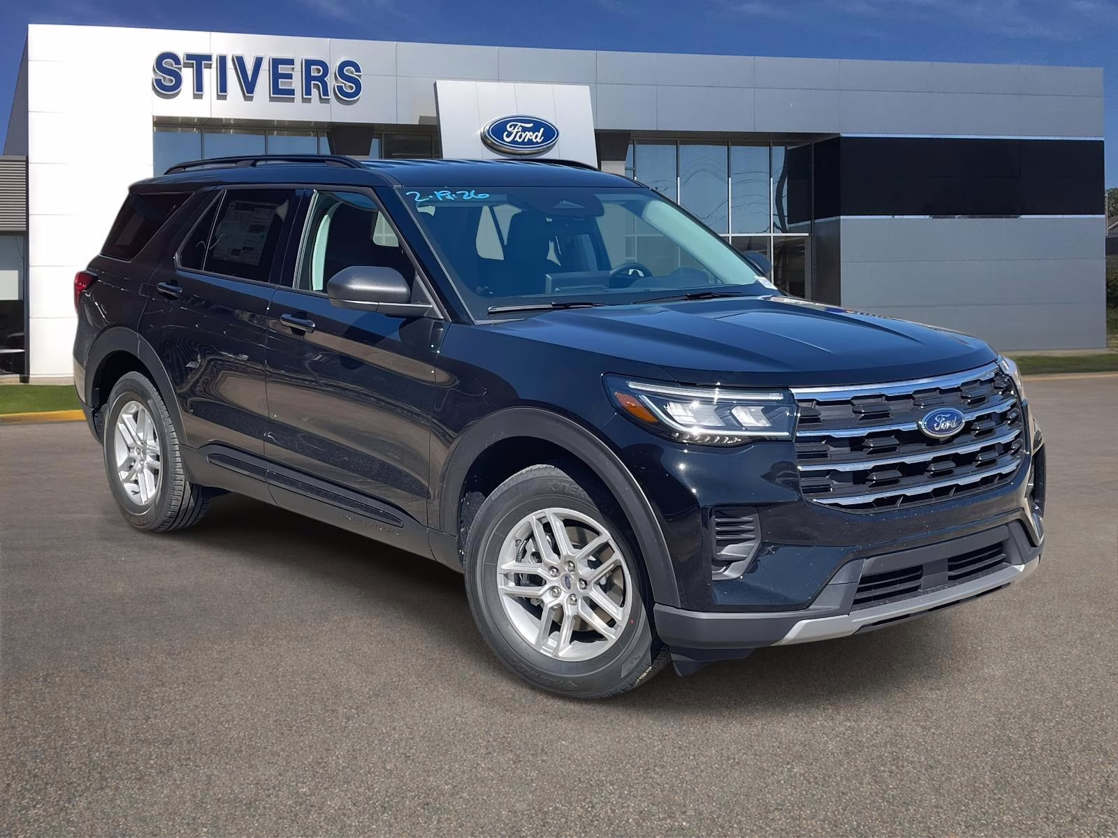2026 Agate Black Metallic Ford Explorer Active RWD SUV