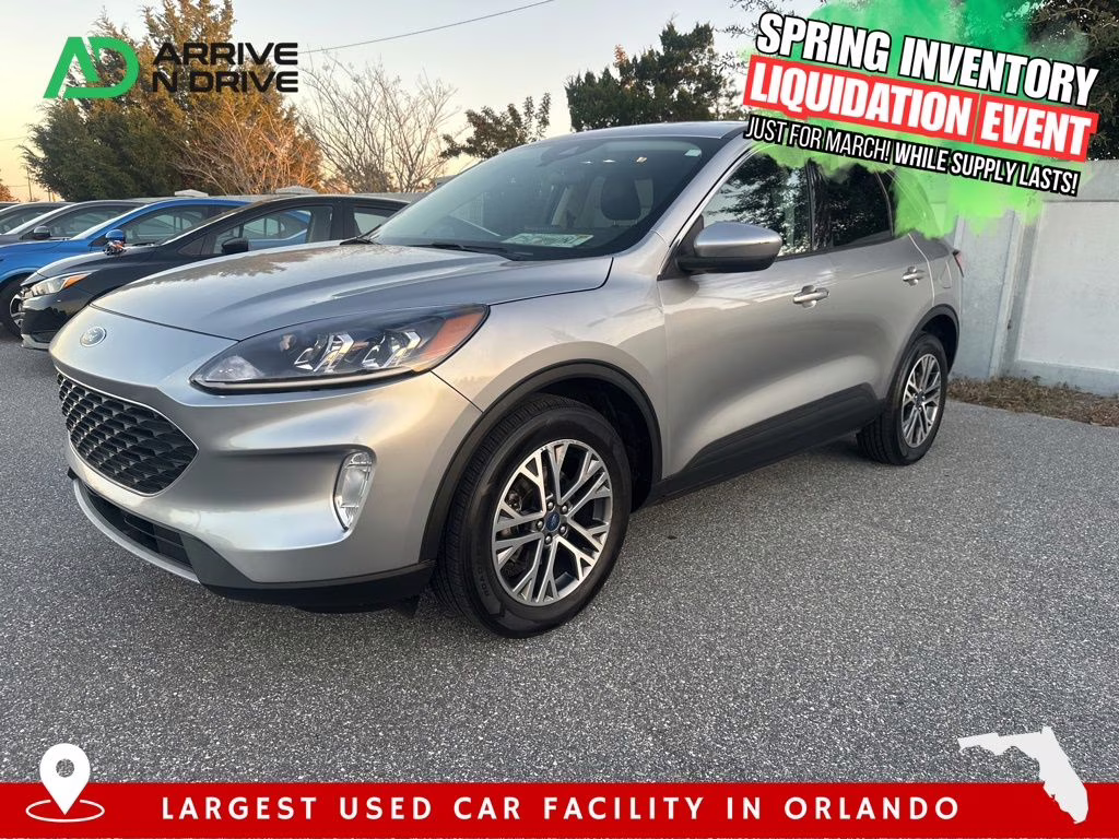 2022 Gray Ford Escape SEL AWD SUV