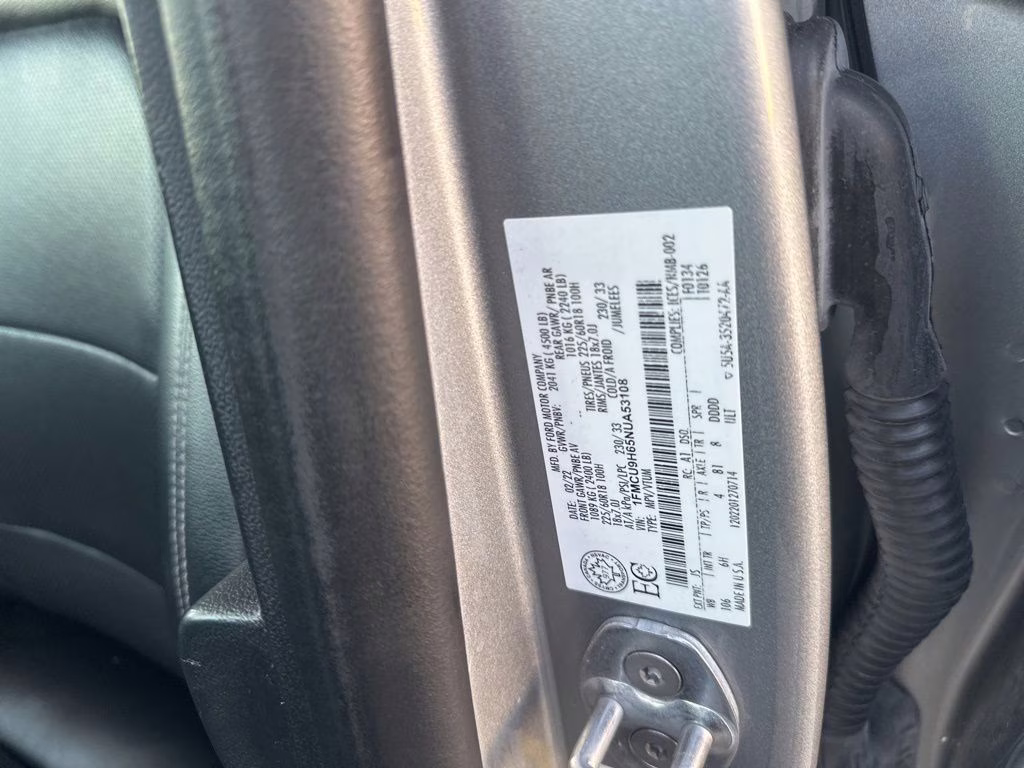 2022 Gray Ford Escape SEL AWD SUV