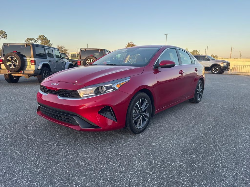 2023 Red Kia Forte GT-Line FWD Sedan