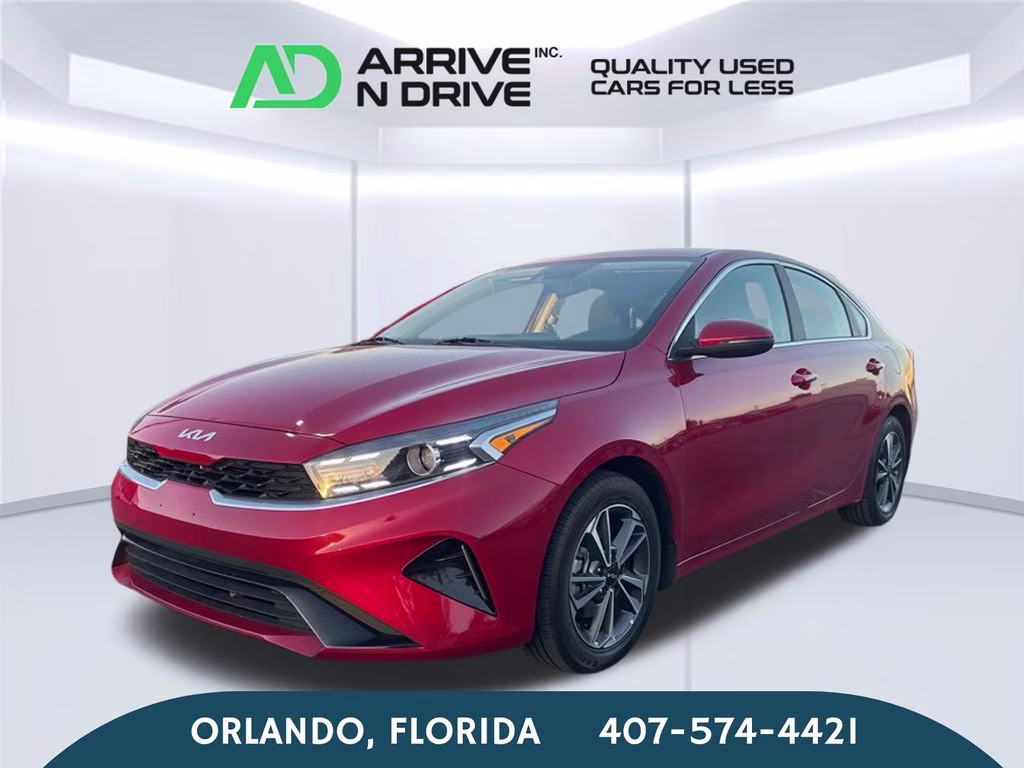 2023 Red Kia Forte GT-Line FWD Sedan