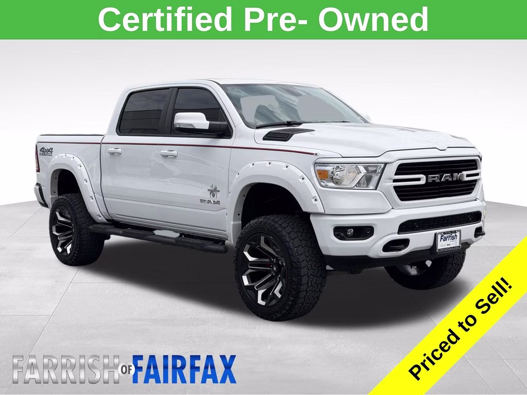 2019 Bright White Clearcoat Ram 1500 Big Horn/Lone Star 4X4 Truck