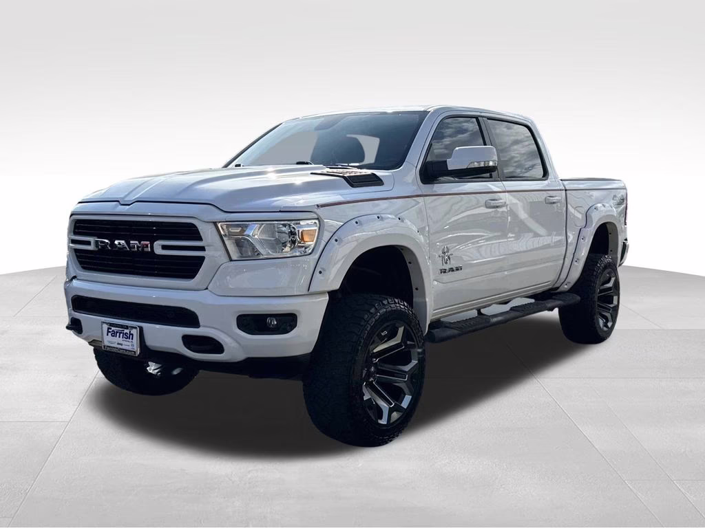 2019 Bright White Clearcoat Ram 1500 BLACK WIDOW 4X4 Truck