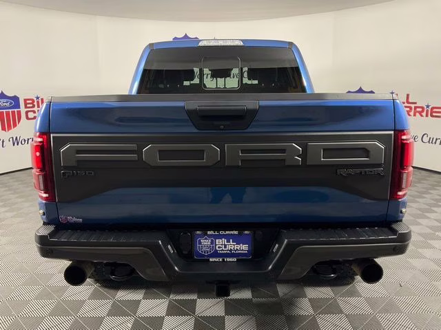 2019 Blue Metallic Ford F-150 Raptor 4X4 Truck