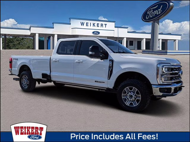 2024 White Metallic Ford Super Duty F-250 SRW Lariat 4X4 Truck