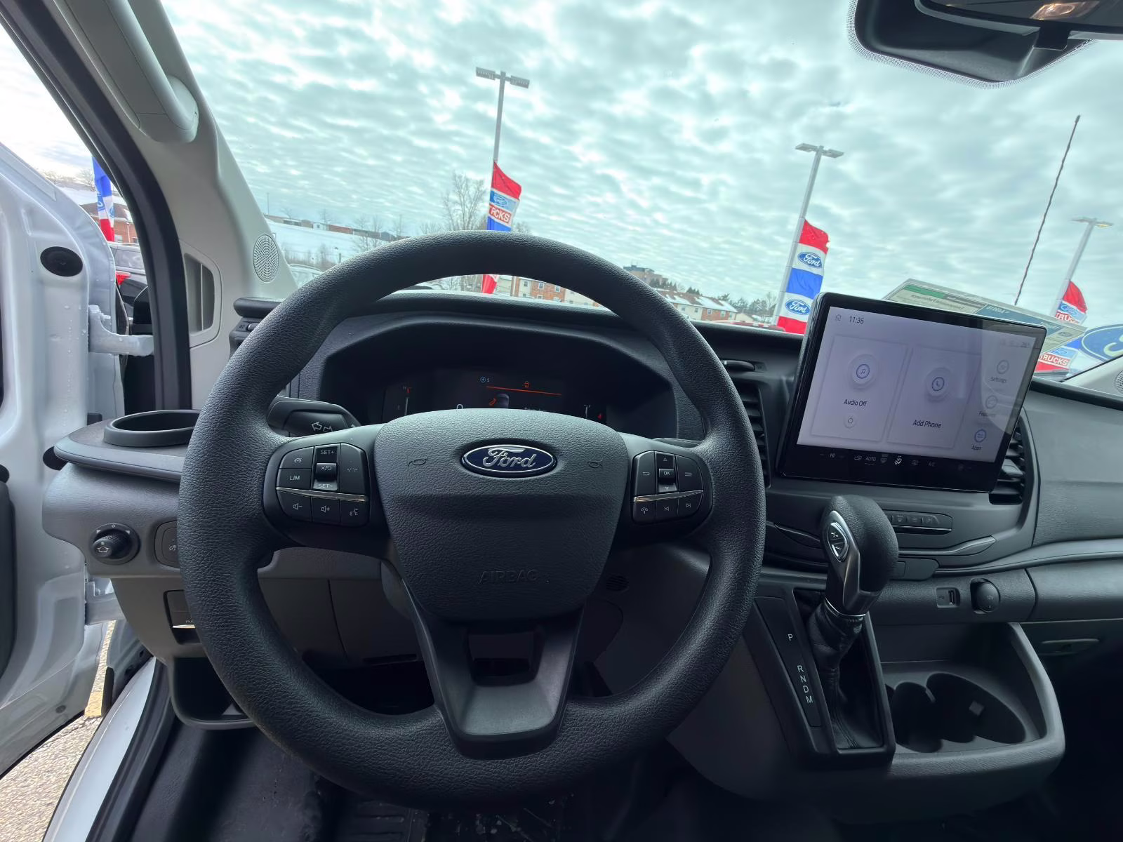 2026 Oxford White Ford Transit Cargo Van RWD Van