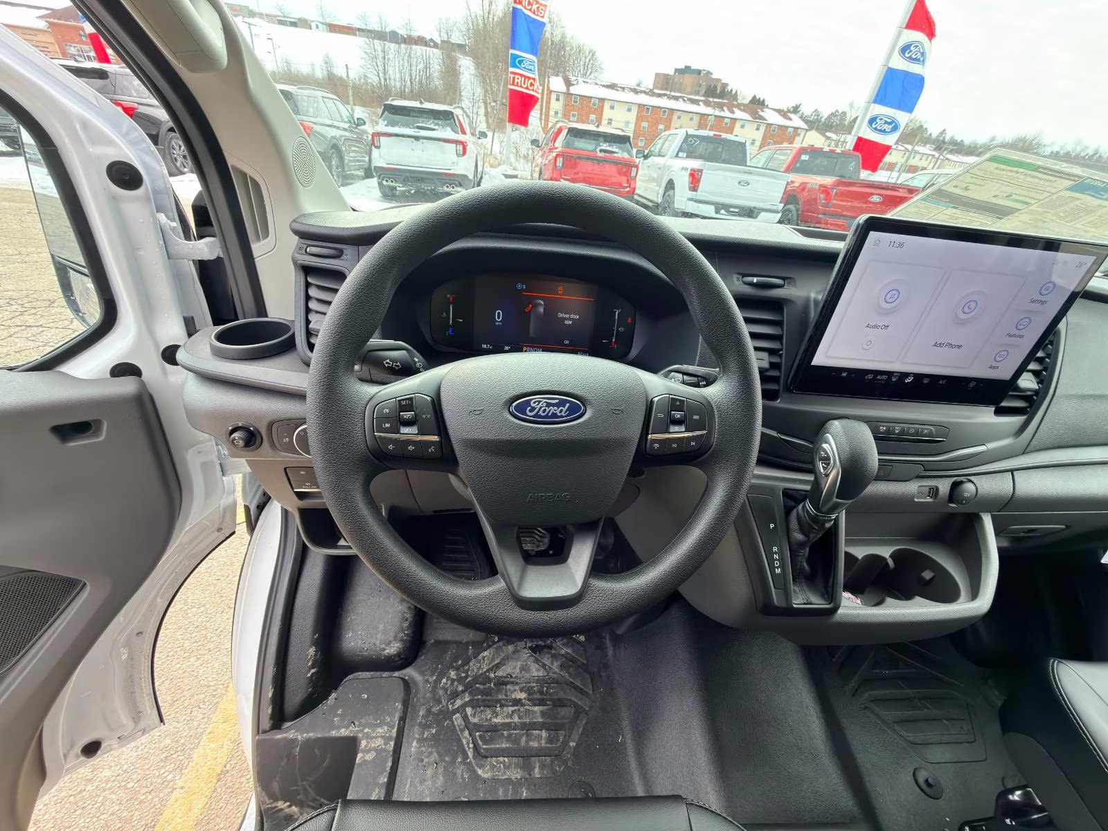 2026 Oxford White Ford Transit Cargo Van RWD Van