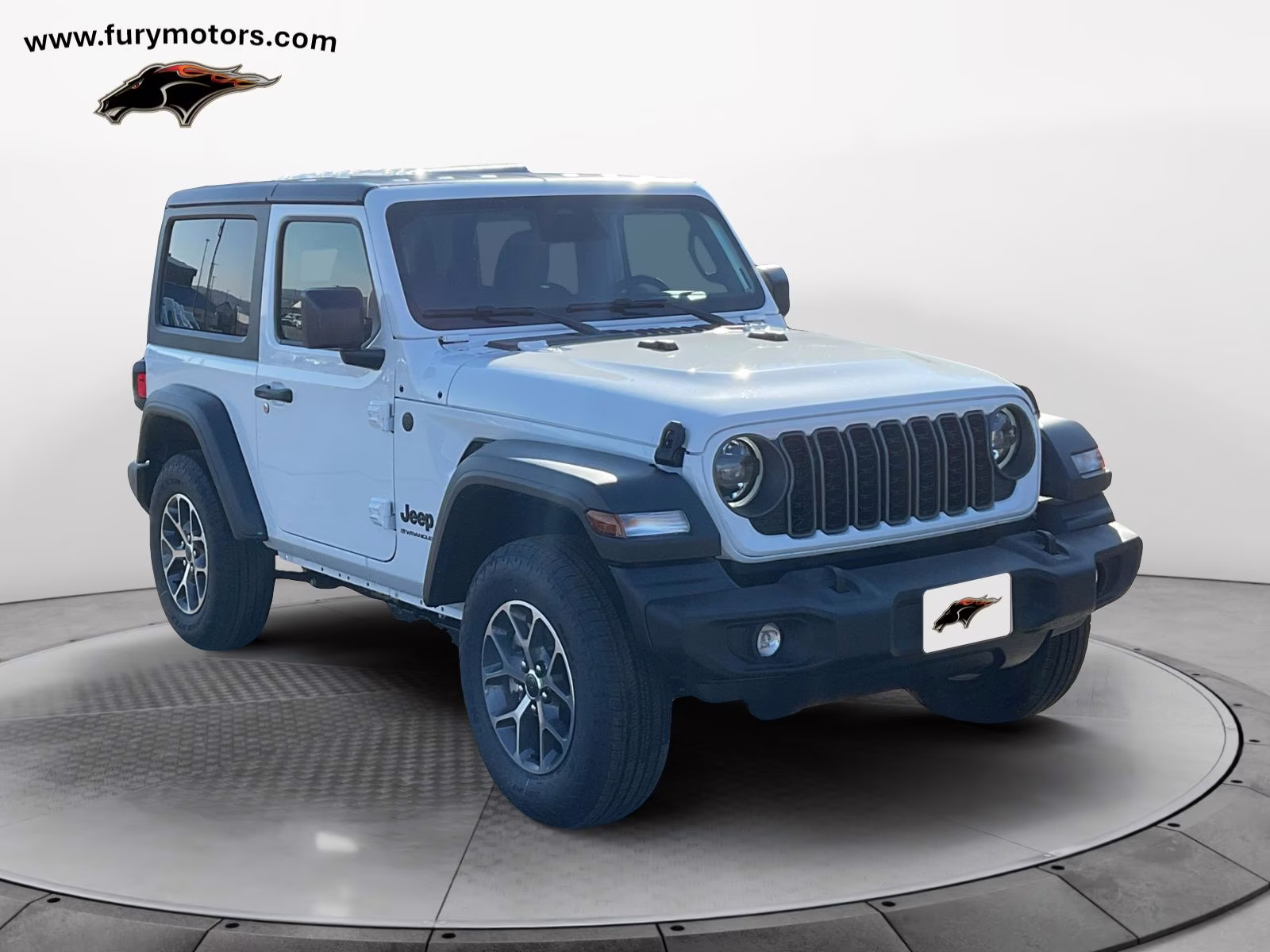 2026 Bright White Clearcoat Jeep Wrangler Sport S 4X4 SUV