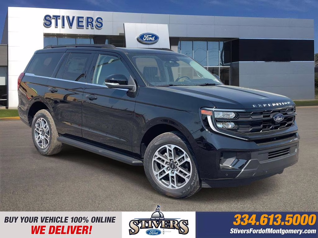 2025 Black Metallic Ford Expedition Active 4X4 SUV