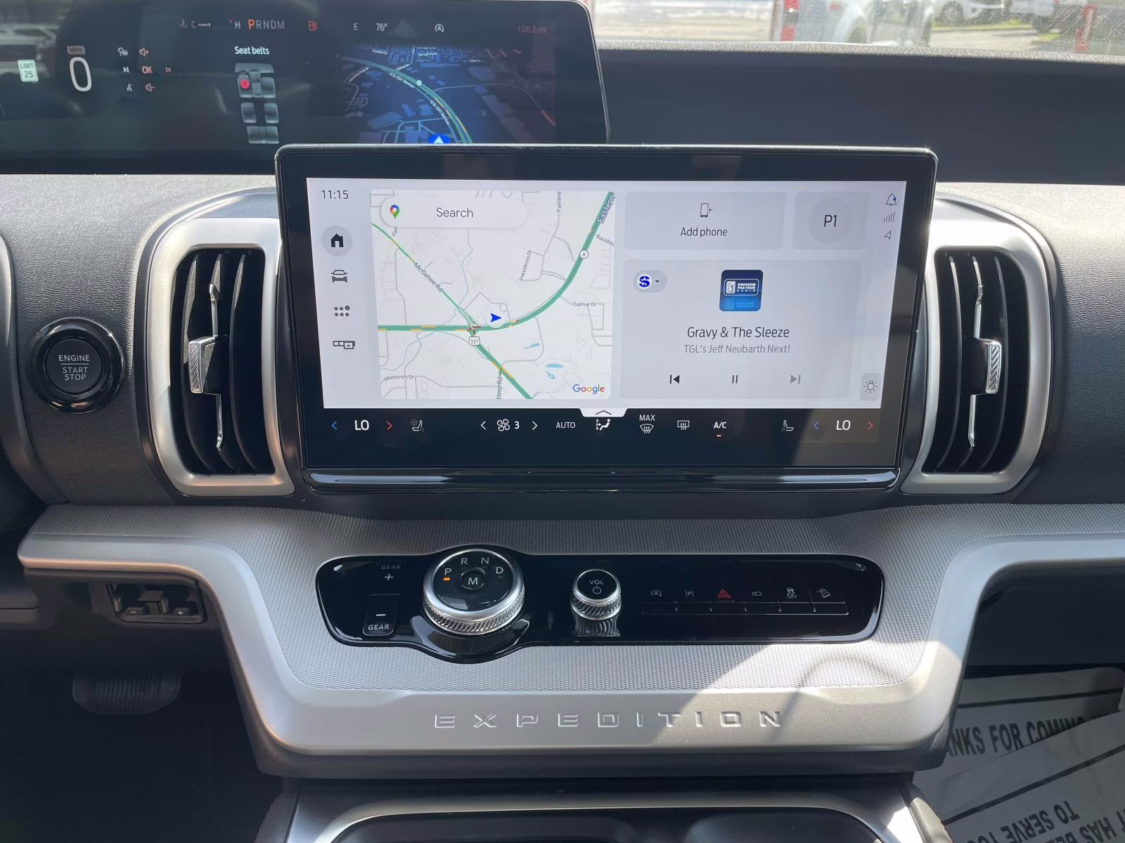 2025 Black Metallic Ford Expedition Active 4X4 SUV