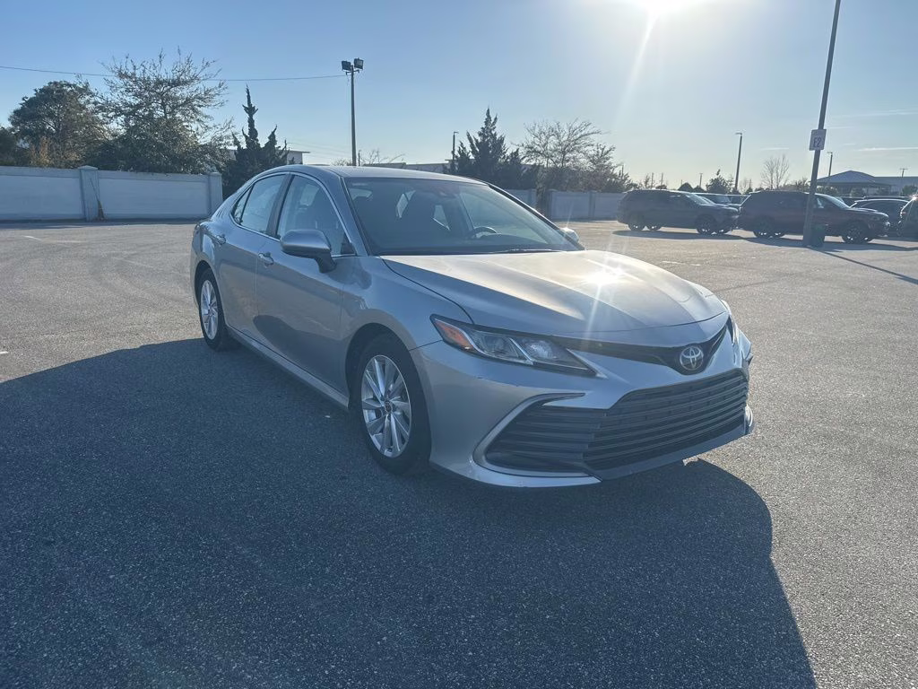 2023 Silver Toyota Camry LE FWD Sedan