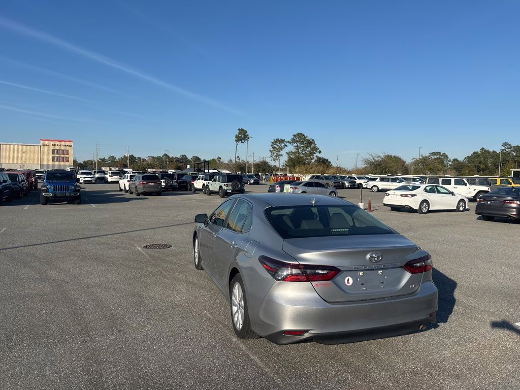 2023 Silver Toyota Camry LE FWD Sedan