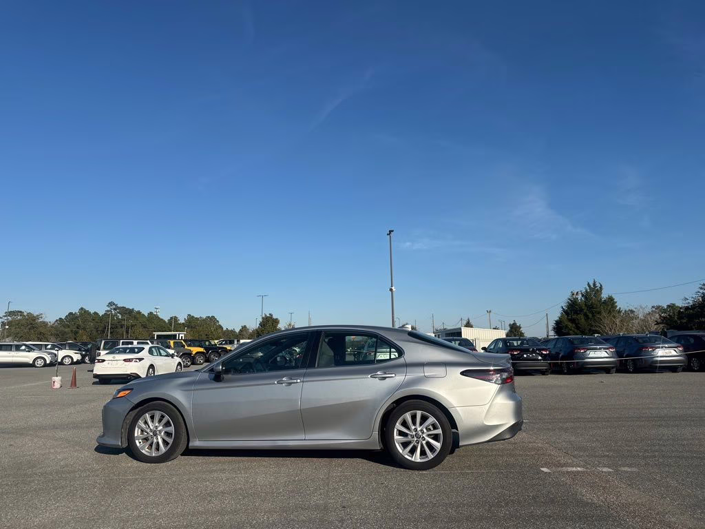 2023 Silver Toyota Camry LE FWD Sedan