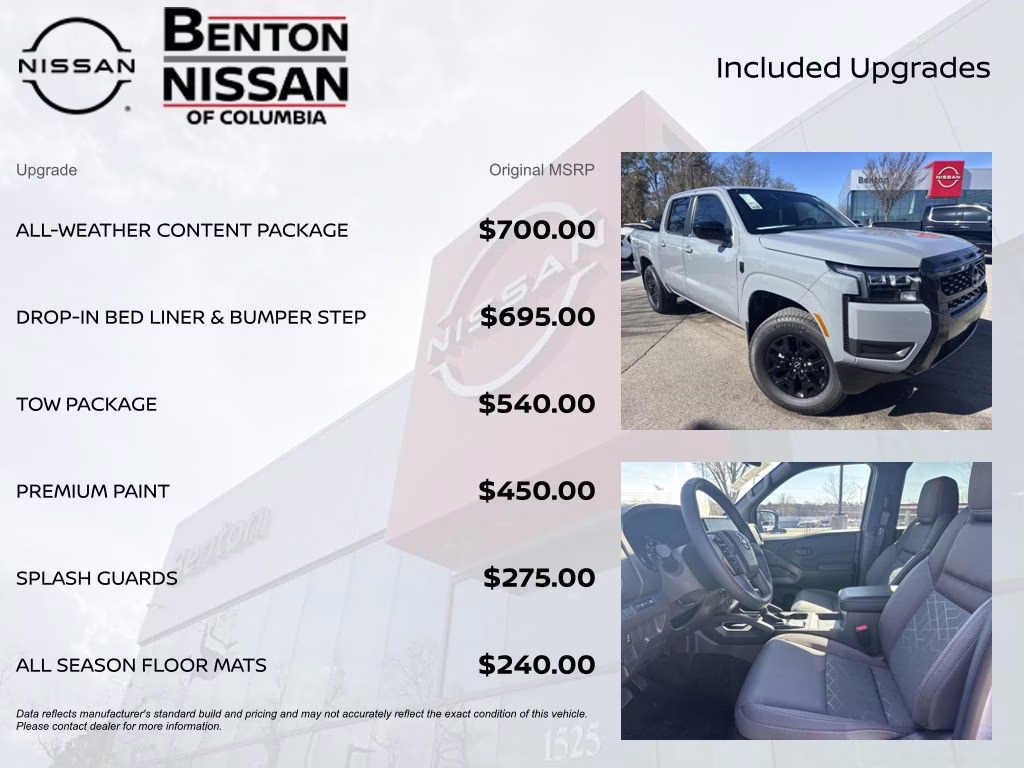 2026 Boulder Gray Pearl Nissan Frontier SV 4X4 Truck