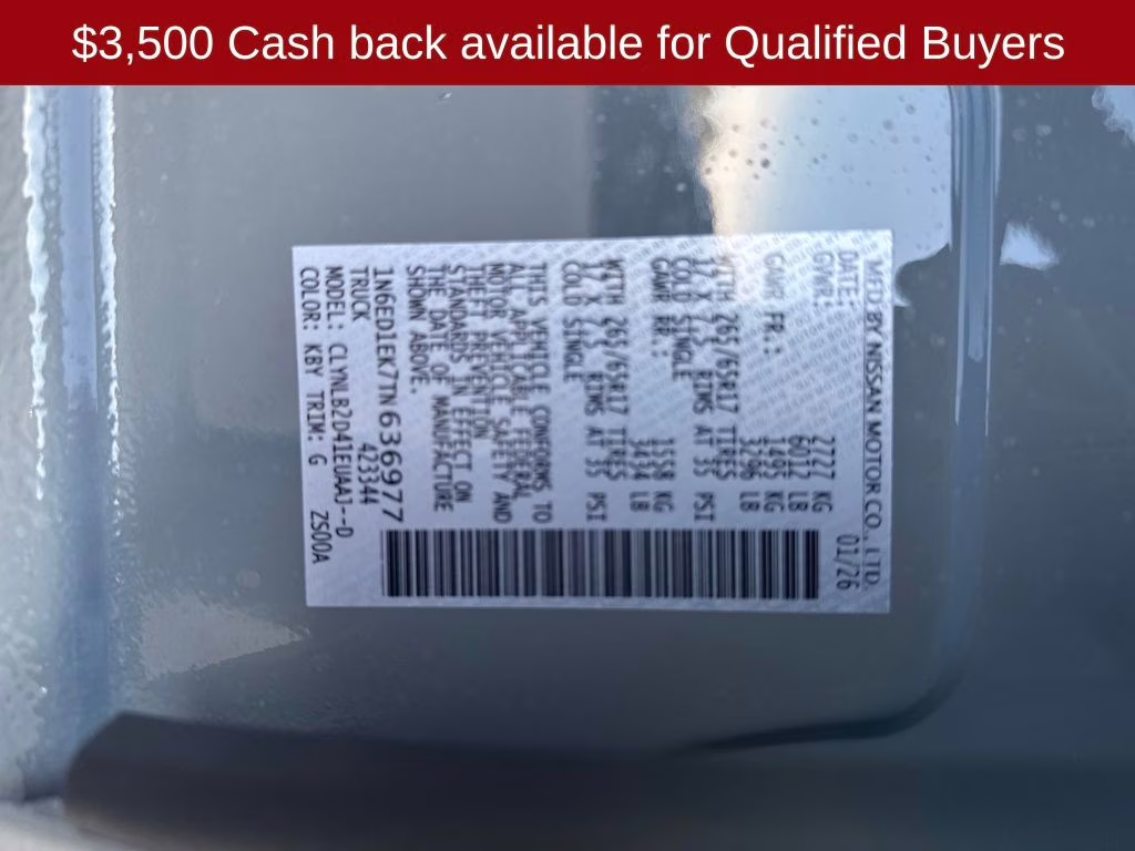 2026 Boulder Gray Pearl Nissan Frontier SV 4X4 Truck