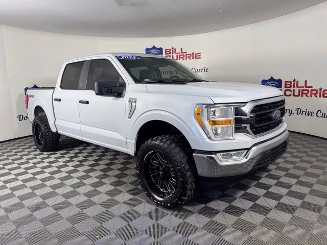2022 White Metallic Ford F-150 5.0 V8 XLT 4X4 Truck