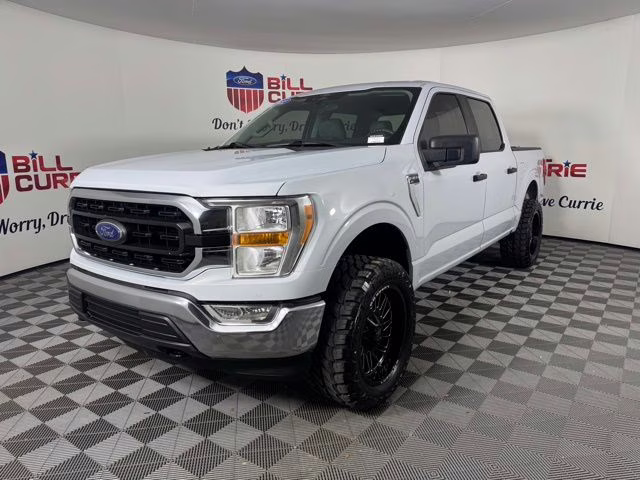 2022 White Metallic Ford F-150 5.0 V8 XLT 4X4 Truck